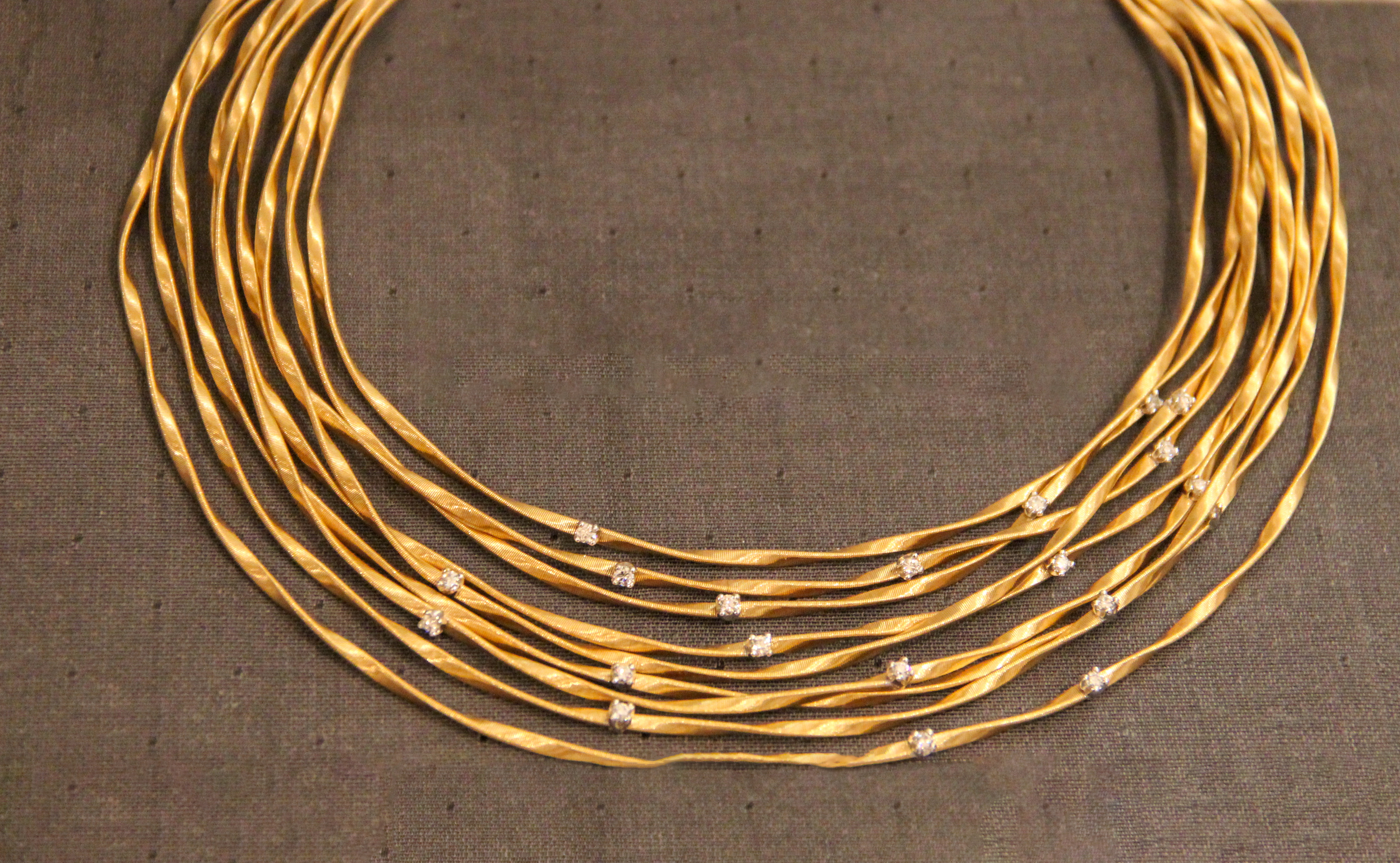 collier or jaune marco bicego collection marrakech bijouterie david mann