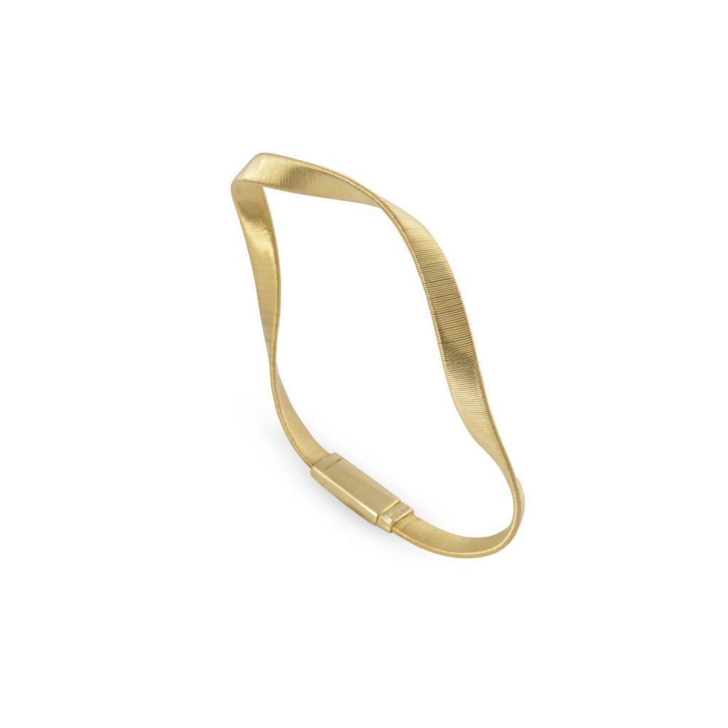 Bracelet Marco Bicego Marrakech Suprême torsadé en or jaune