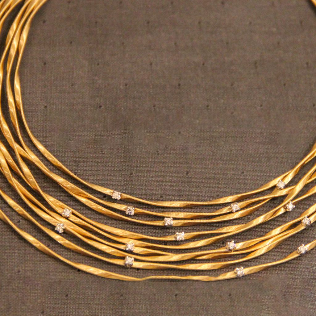 collier or jaune marco bicego collection marrakech bijouterie david mann