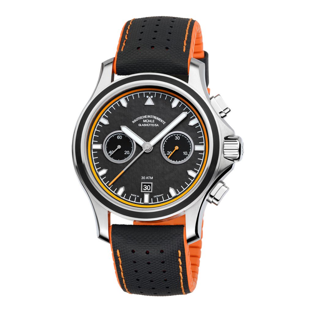 Montre Mühle Glashütte ProMare Chronograph disponible chez David Mann