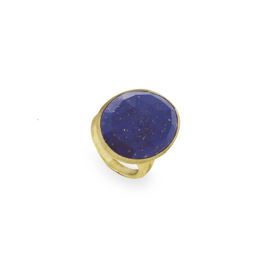 Bague Marco Bicego Lunaria en or jaune et lapis-lazuli