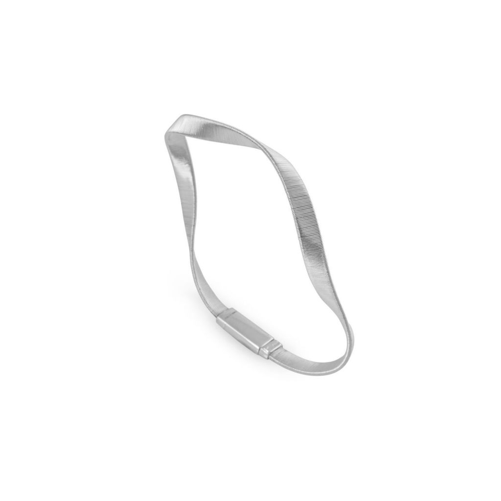 Bracelet Marco Bicego Marrakech Suprême torsadé en or blanc disponible à la bijouterie à Liège