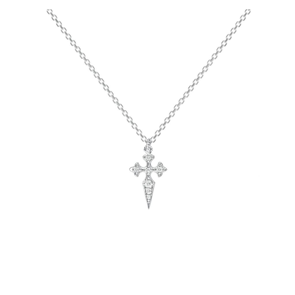 Collier Stone Paris Blood Diamonds or blanc et diamants